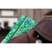 Kentucky Schabracke Velvet Paisley Garden Dressur Grün/Navy Kentucky Schabracke Velvet Paisley Garden Dressur Grün/Navy