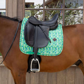 Kentucky Schabracke Velvet Paisley Garden Dressur Grün/Navy Kentucky Schabracke Velvet Paisley Garden Dressur Grün/Navy