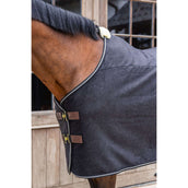 Kentucky Fleecedecke Heavy Melange Schwarz Kentucky Fleecedecke Heavy Melange Schwarz