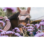 Kentucky Horsewear Fliegenhaube Wellington 3D Logo Altrosa Kentucky Horsewear Fliegenhaube Wellington 3D Logo Altrosa