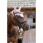 Kentucky Horsewear Fliegenhaube Wellington 3D Logo Altrosa Kentucky Horsewear Fliegenhaube Wellington 3D Logo Altrosa