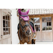 Kentucky Horsewear Fliegenhaube Wellington 3D Logo Violett Kentucky Horsewear Fliegenhaube Wellington 3D Logo Violett