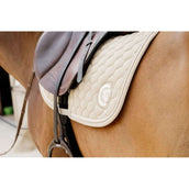 Kentucky Horsewear Schabracke Onion Quilt 3D Logo Springen Beige Kentucky Horsewear Schabracke Onion Quilt 3D Logo Springen Beige