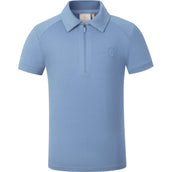 Covalliero Polo SS26 Kinder Smoked Blue Covalliero Polo SS26 Kinder Smoked Blue