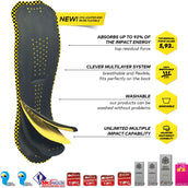 Komperdell Rückenprotector FlexFit Pro Junior Schwarz/Rosa Komperdell Rückenprotector FlexFit Pro Junior Schwarz/Rosa
