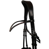 Montar Stirnriemen Fair Crystal Curved Plum/Schwarz Montar Stirnriemen Fair Crystal Curved Plum/Schwarz