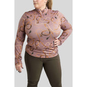 Montar Shirt Haily Bridle Print Curve Lange Ärmel Dusty Rose Montar Shirt Haily Bridle Print Curve Lange Ärmel Dusty Rose
