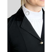 Montar Turnierjacket MoValerie Short Velvet Details Golden Quartz Crystals Schwarz Montar Turnierjacket MoValerie Short Velvet Details Golden Quartz Crystals Schwarz