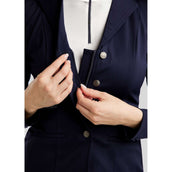 Montar Turnierjacket MoPearl Pintucks Gun Metal Crystals Navy Montar Turnierjacket MoPearl Pintucks Gun Metal Crystals Navy