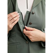 Montar Turnierjacket MoPearl Pintucks Gun Metal Crystals Jade Montar Turnierjacket MoPearl Pintucks Gun Metal Crystals Jade