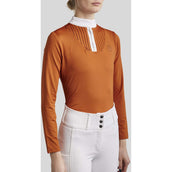 Montar Turniershirt MoRosie Pintucks Lange Ärmel Bronze Montar Turniershirt MoRosie Pintucks Lange Ärmel Bronze