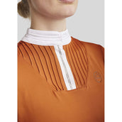 Montar Turniershirt MoRosie Pintucks Lange Ärmel Bronze Montar Turniershirt MoRosie Pintucks Lange Ärmel Bronze