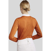 Montar Turniershirt MoRosie Pintucks Lange Ärmel Bronze Montar Turniershirt MoRosie Pintucks Lange Ärmel Bronze