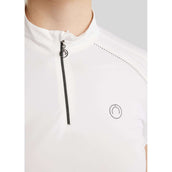 Montar Turniershirt MoPearl Pintucks Gun Metal Crystals Weiß Montar Turniershirt MoPearl Pintucks Gun Metal Crystals Weiß