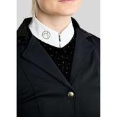Montar Turniershirt MoValerie Velvet Golden Quartz Crystals Lange Ärmel Schwarz Montar Turniershirt MoValerie Velvet Golden Quartz Crystals Lange Ärmel Schwarz