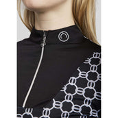 Montar Shirt MoChain Prined Lange Ärmel Schwarz Montar Shirt MoChain Prined Lange Ärmel Schwarz