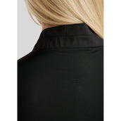 Montar Poloshirt MoPearl Pintuck Schwarz Montar Poloshirt MoPearl Pintuck Schwarz