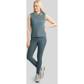 Montar Poloshirt MoOttilia Ärmellos Dark Slate Montar Poloshirt MoOttilia Ärmellos Dark Slate