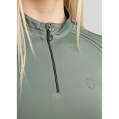 Montar Poloshirt MoPearl Pintuck Jade Montar Poloshirt MoPearl Pintuck Jade