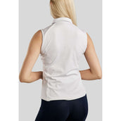 Rebel Ärmeloss Shirt Tone in Tone Crystals Weiß Rebel Ärmeloss Shirt Tone in Tone Crystals Weiß