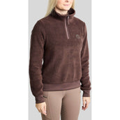 Montar Pullover MoEbba Q-Zip Teddy Pile Golden Quartz Black Peony Montar Pullover MoEbba Q-Zip Teddy Pile Golden Quartz Black Peony