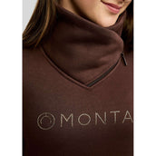 Montar Pullover MoNaja High Collar Golden Quartz Crystals Black Peony Montar Pullover MoNaja High Collar Golden Quartz Crystals Black Peony