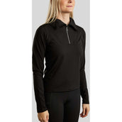 Montar Shirt MoRachel Quarter Zip Schwarz Montar Shirt MoRachel Quarter Zip Schwarz