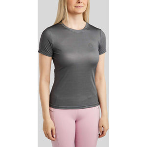 Montar T-Shirt MoGrace Mesh Tee Grau Montar T-Shirt MoGrace Mesh Tee Grau