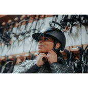 Pikeur Reithelm AirLuxe Pure Langer Schirm Schwarz Pikeur Reithelm AirLuxe Pure Langer Schirm Schwarz