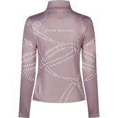 Pikeur Shirt Zip Print Selection AW26 Lange Ärmel Ash Mauve Pikeur Shirt Zip Print Selection AW26 Lange Ärmel Ash Mauve
