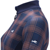 Schockemöhle Shirt SPXandra Navy Check Schockemöhle Shirt SPXandra Navy Check