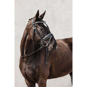 Schockemöhle Trense Premium sports Malibu Schwarz/Patent/Wihite/Silber Schockemöhle Trense Premium sports Malibu Schwarz/Patent/Wihite/Silber