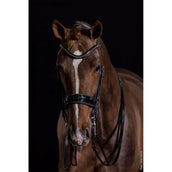 Schockemöhle Kandarenzaum Milan Glam Schwarz/Patent/Silber Schockemöhle Kandarenzaum Milan Glam Schwarz/Patent/Silber