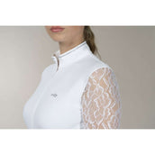 Schockemöhle Turniershirt SPAlicia Lange mouwen Optical White Schockemöhle Turniershirt SPAlicia Lange mouwen Optical White