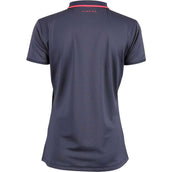 Aubrion by Shires Poloshirt Poise Tech Young Rider Navy Aubrion by Shires Poloshirt Poise Tech Young Rider Navy