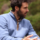 Aubrion by Shires Pullover Original Fleece Herren Blau Aubrion by Shires Pullover Original Fleece Herren Blau