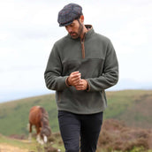 Aubrion by Shires Pullover Original Fleece Herren Grün Aubrion by Shires Pullover Original Fleece Herren Grün