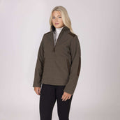Aubrion by Shires Pullover Heritage Fleece Dunkelolive Aubrion by Shires Pullover Heritage Fleece Dunkelolive