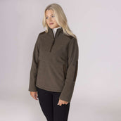 Aubrion by Shires Pullover Heritage Fleece Dunkelolive Aubrion by Shires Pullover Heritage Fleece Dunkelolive