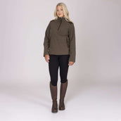 Aubrion by Shires Pullover Heritage Fleece Dunkelolive Aubrion by Shires Pullover Heritage Fleece Dunkelolive