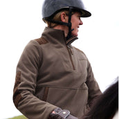 Aubrion by Shires Pullover Heritage Fleece Dunkelolive Aubrion by Shires Pullover Heritage Fleece Dunkelolive