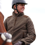 Aubrion by Shires Pullover Heritage Fleece Dunkelolive Aubrion by Shires Pullover Heritage Fleece Dunkelolive