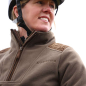 Aubrion by Shires Pullover Heritage Fleece Dunkelolive Aubrion by Shires Pullover Heritage Fleece Dunkelolive