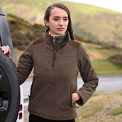 Aubrion by Shires Pullover Heritage Fleece Dunkelolive Aubrion by Shires Pullover Heritage Fleece Dunkelolive