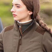 Aubrion by Shires Pullover Heritage Fleece Dunkelolive Aubrion by Shires Pullover Heritage Fleece Dunkelolive