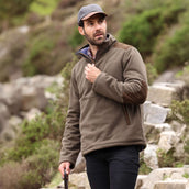 Aubrion by Shires Pullover Heritage Fleece Dunkelolive Aubrion by Shires Pullover Heritage Fleece Dunkelolive