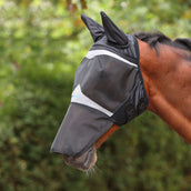 FlyGuard by Shires Fliegenmaske Pro Fine Mesh mit Ohren und Nasenklappe Jet FlyGuard by Shires Fliegenmaske Pro Fine Mesh mit Ohren und Nasenklappe Jet