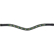 Velociti by Shires Stirnriemen GARA Green Diamante Schwarz Velociti by Shires Stirnriemen GARA Green Diamante Schwarz