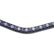 Velociti by Shires Stirnriemen GARA Blue Diamante Schwarz Velociti by Shires Stirnriemen GARA Blue Diamante Schwarz