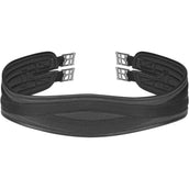Shires Geformter Sattelgurt Anti Druck Schwarz Shires Geformter Sattelgurt Anti Druck Schwarz